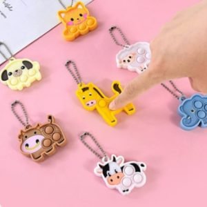 Llaveros Pop It Animales, foto del catalogo oficial de Red Kizuna